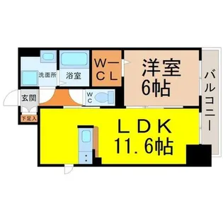 グランツ泉【2階】の間取り