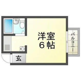 ダイドーメゾン西宮北口【302号室】の間取り
