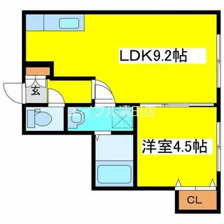 レユシール20【202号室】の間取り