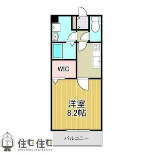 Porta Fortuna【205号室】の間取り