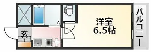 大阪府大阪市東淀川区南江口1丁目【マンション】の間取り