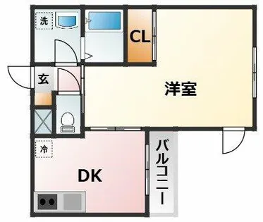 大阪府大阪市東淀川区北江口4丁目【マンション】の間取り