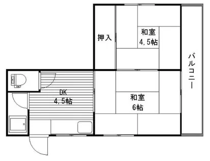 勝部文化【1階】の間取り