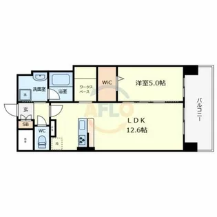 フェリスシエロ堺【2階】の間取り