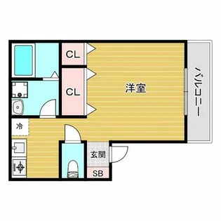 ダイトウハイツ【2階】の間取り