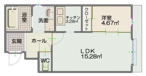 SY UMEBAYASHI【3階】の間取り