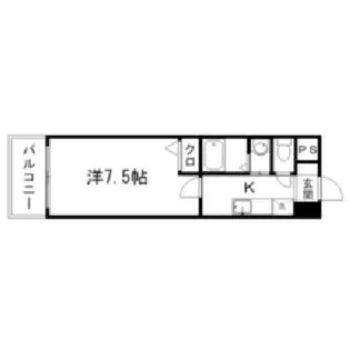 エクセレント比恵【10階】の間取り