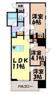 GRAN PASEO名古屋伏見【8階】の間取り