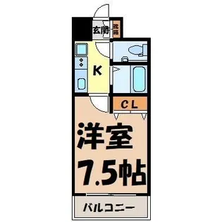 フロンティアタワー名駅南【4階】の間取り