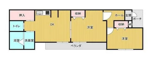 ノアール リシェ【1階】の間取り