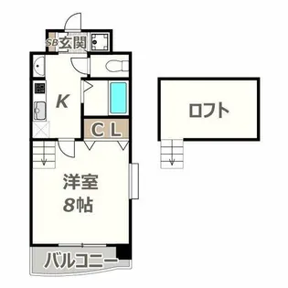 サニーコート文の里【601号室】の間取り