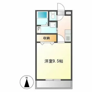 アメニティ吹上【4階】の間取り