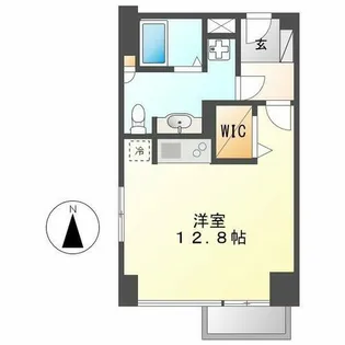 ミュプレ矢場町(旧プライムアーバン矢場町)【704号室】の間取り