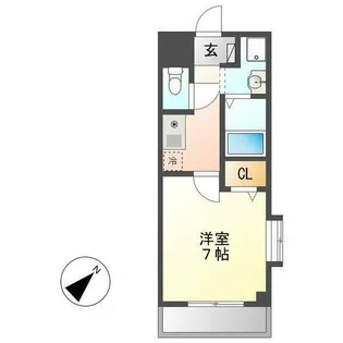 カーサ吹上【3階】の間取り