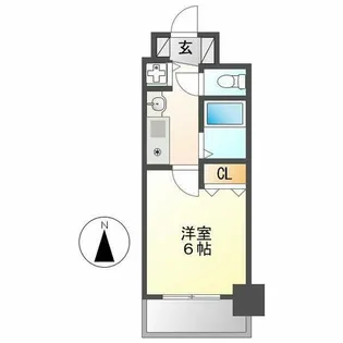 プレサンス桜通アベニュー【2階】の間取り