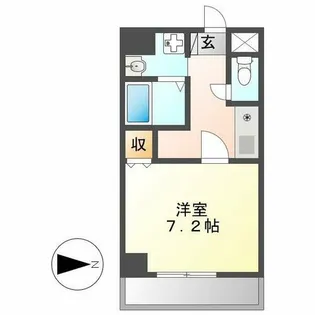 ラフォーレ千種【505号室】の間取り