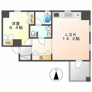 FONTANA(フォンターナ)【2階】の間取り