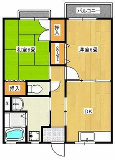 グランデールⅠ【2階】の間取り