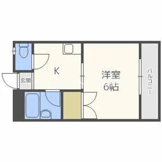 サンローズ春日【1階】の間取り