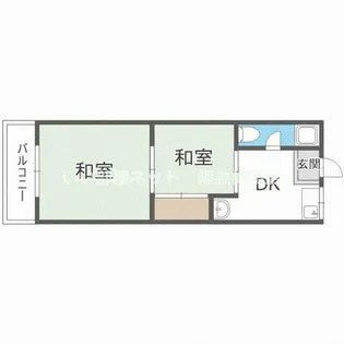 光マンション【2階】の間取り