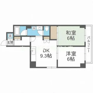ヒルブリッジヒルNo.1【4階】の間取り