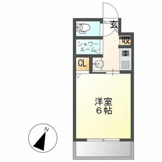 メゾン・ド・ラパン【106号室】の間取り