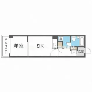 シャングリラみつもと【1階】の間取り