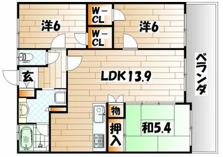 ポレスタータワー大手町リーモ【7階】の間取り