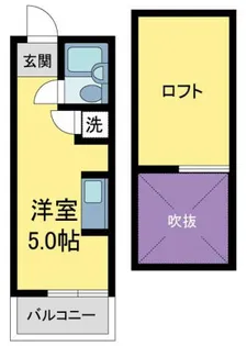 アトリエ・ラ・メール【3階】の間取り