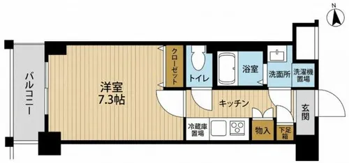 コンフォリア高槻【210号室】の間取り