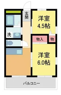 ロイヤルメゾン門戸VI【101号室】の間取り