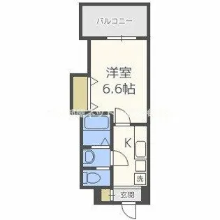サムティ大阪CITY WEST【8階】の間取り