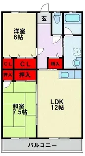 アイサム引野【302号室】の間取り