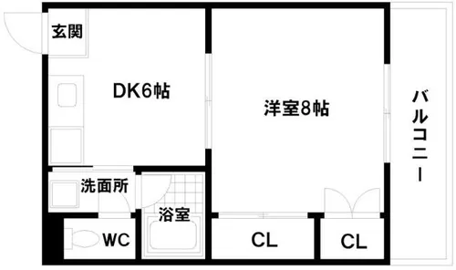メゾン・ド・ソンジュ【1階】の間取り