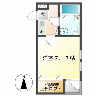 インフィニティ今池【101号室】の間取り