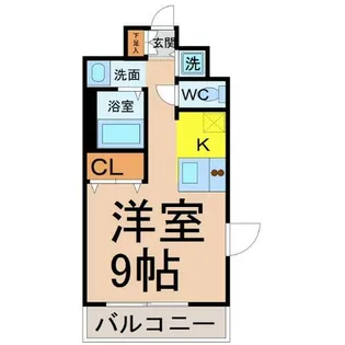 プレサンス名古屋STATIONアライブ【8階】の間取り