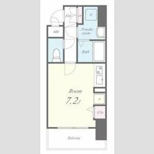 ロイヤルレジデンス北梅田【4階】の間取り