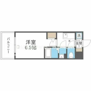 エスリード大阪デュアルゲート【11階】の間取り