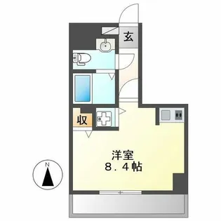 リベール名駅南【604号室】の間取り