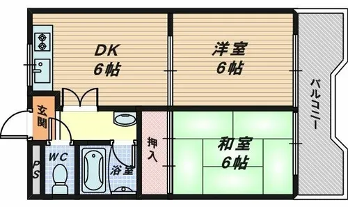 大阪府和泉市太町【マンション】の間取り