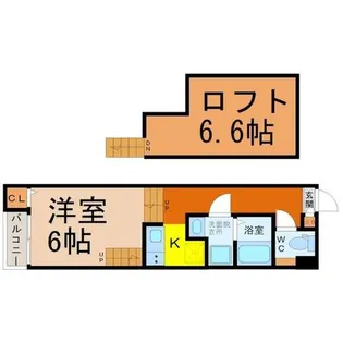 ハーモニーテラス四番II【1階】の間取り