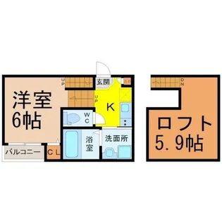 ソアレ大曽根【2階】の間取り