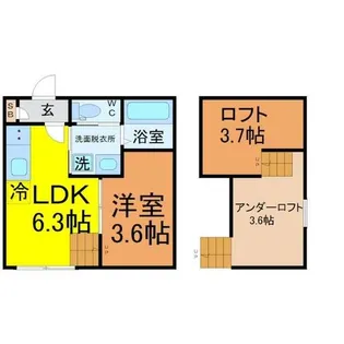DLIFE則武【1階】の間取り