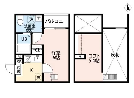 グランディール【2階】の間取り