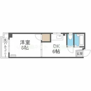 いすず東ハイツ【4階】の間取り