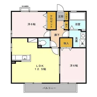 パルティーレ野並【2階】の間取り