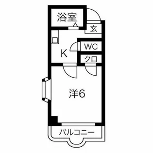 メゾンかなめ【5階】の間取り