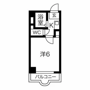 メゾンかなめ【5階】の間取り