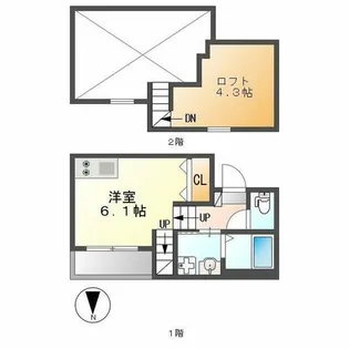 stage新栄【103号室】の間取り