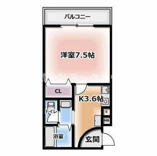 アーバンコート香里園【1階】の間取り